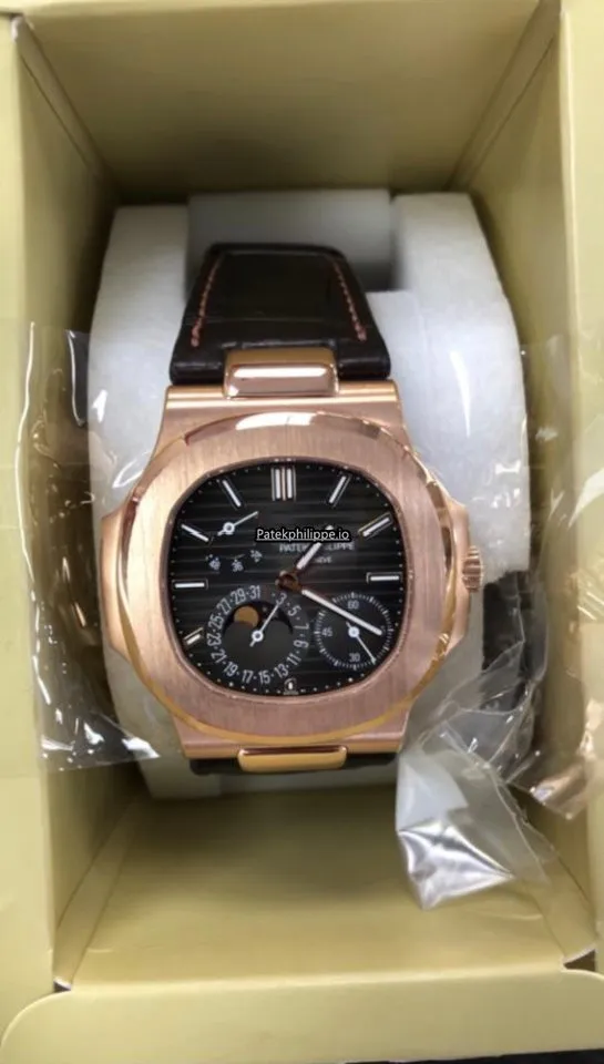Patek Philippe Nautilus 5712r-001 40x38MM Rose Gold Case Automatic