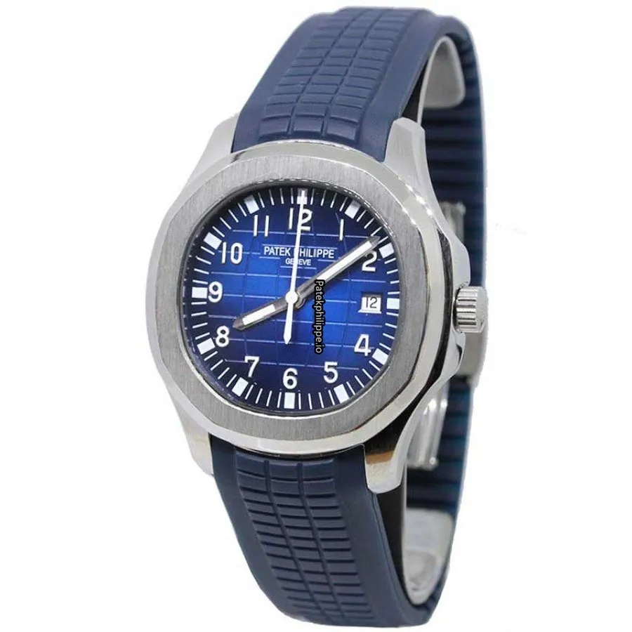 Alternative view of Patek Philippe Aquanaut 5168g-001 42.2MM White Gold Case Automatic