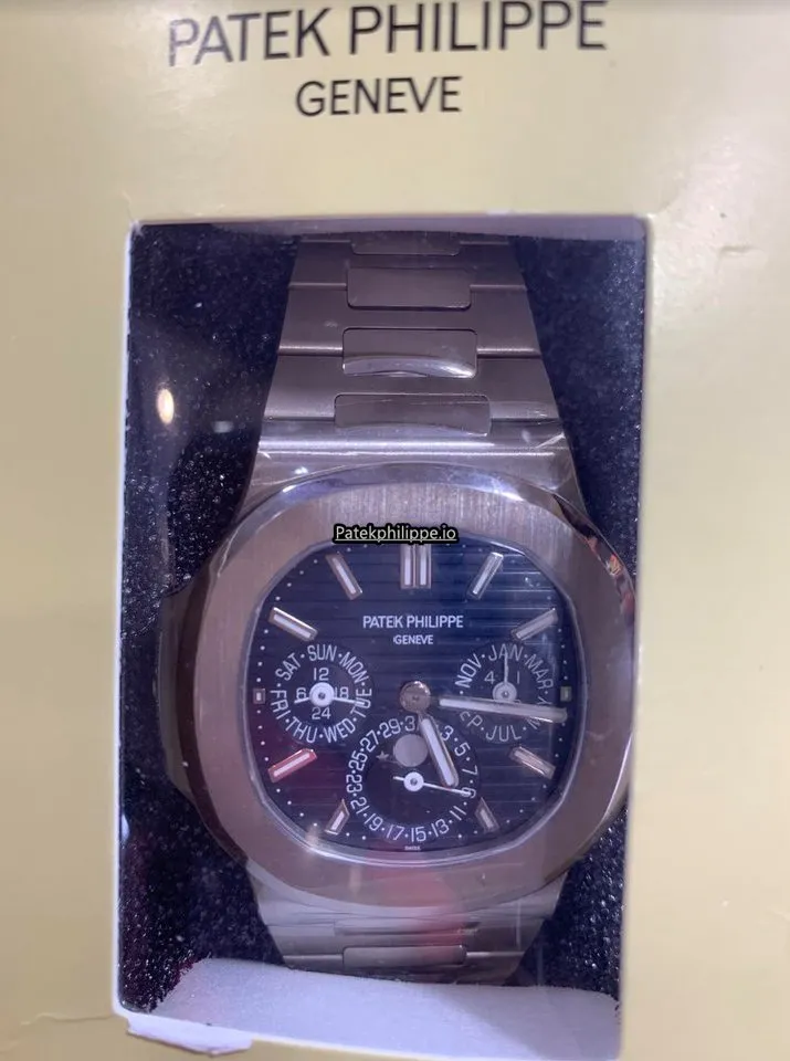 Alternative view of Patek Philippe Nautilus 5740/1g-001 40MM White Gold Case Automatic