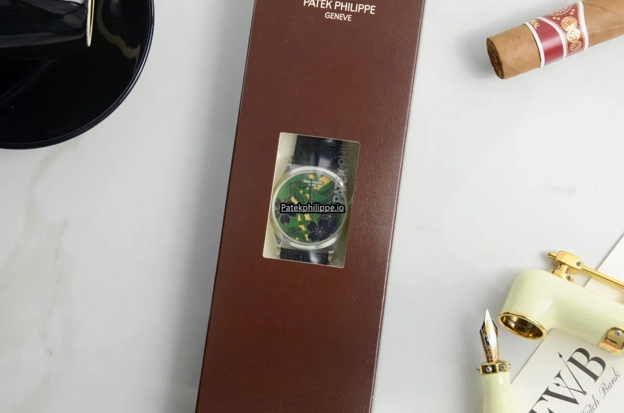 Patek Philippe Calatrava 5077p-096 38.6MM Platinum Case Automatic