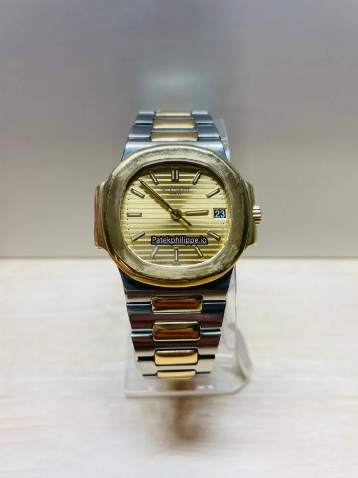 Alternative view of Patek Philippe Nautilus 3800 37MM Gold/steel Case Automatic