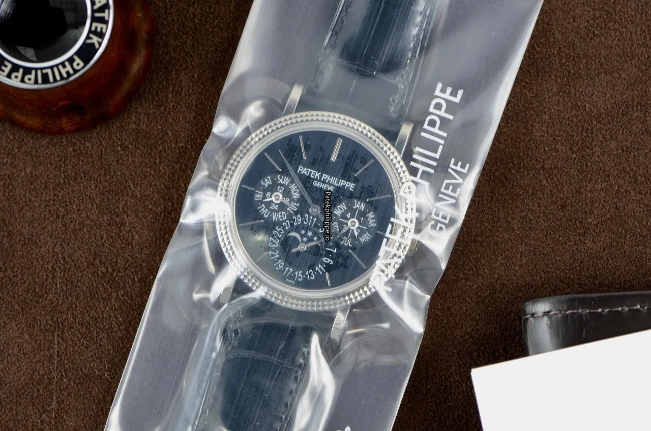 Alternative view of Patek Philippe Perpetual Calendar 5139g-010 38MM White Gold Case Automatic