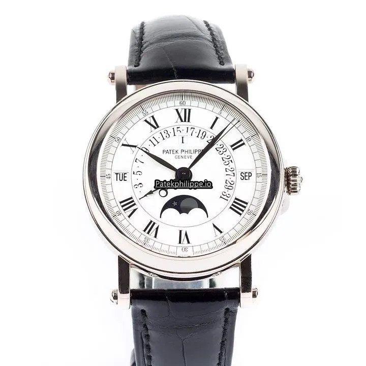 Patek Philippe Perpetual Calendar 5059g 36MM White Gold Case Automatic