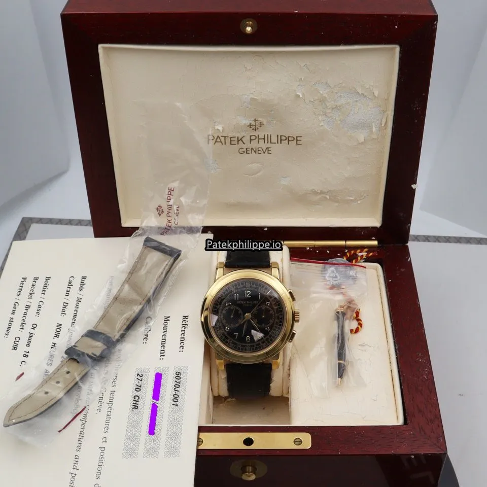 Patek Philippe Chronograph 42MM Yellow Gold Case Automatic