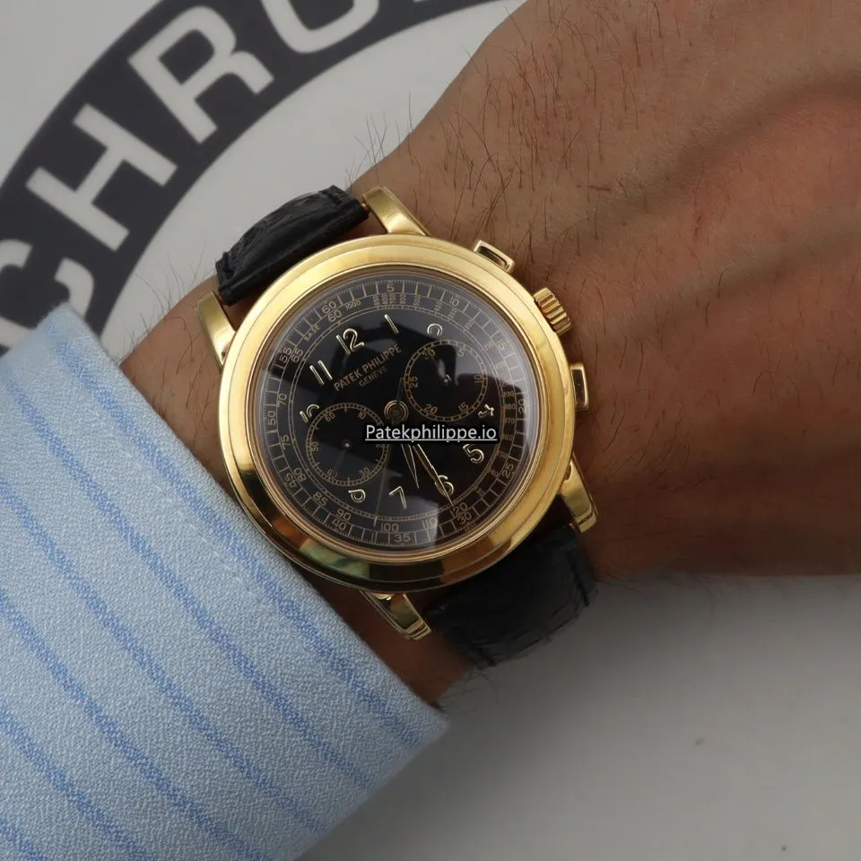 Alternative view of Patek Philippe Chronograph 42MM Yellow Gold Case Automatic