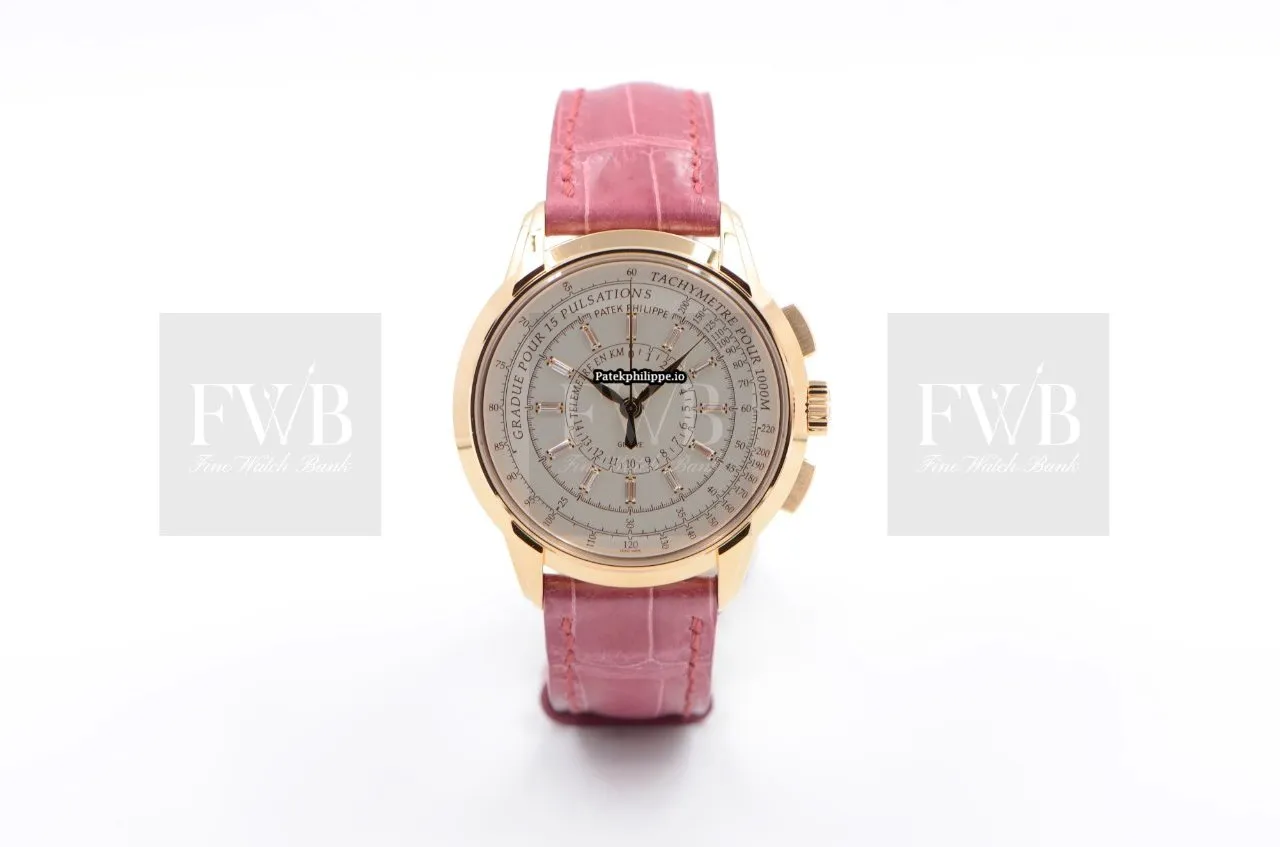 Alternative view of Patek Philippe Chronograph 4675r-001 38MM Rose Gold Case Automatic