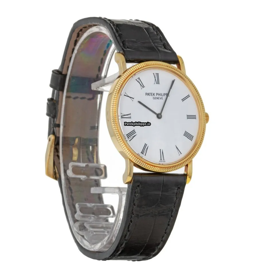 Alternative view of Patek Philippe Calatrava 3520j 33MM Yellow Gold Case Manual Winding