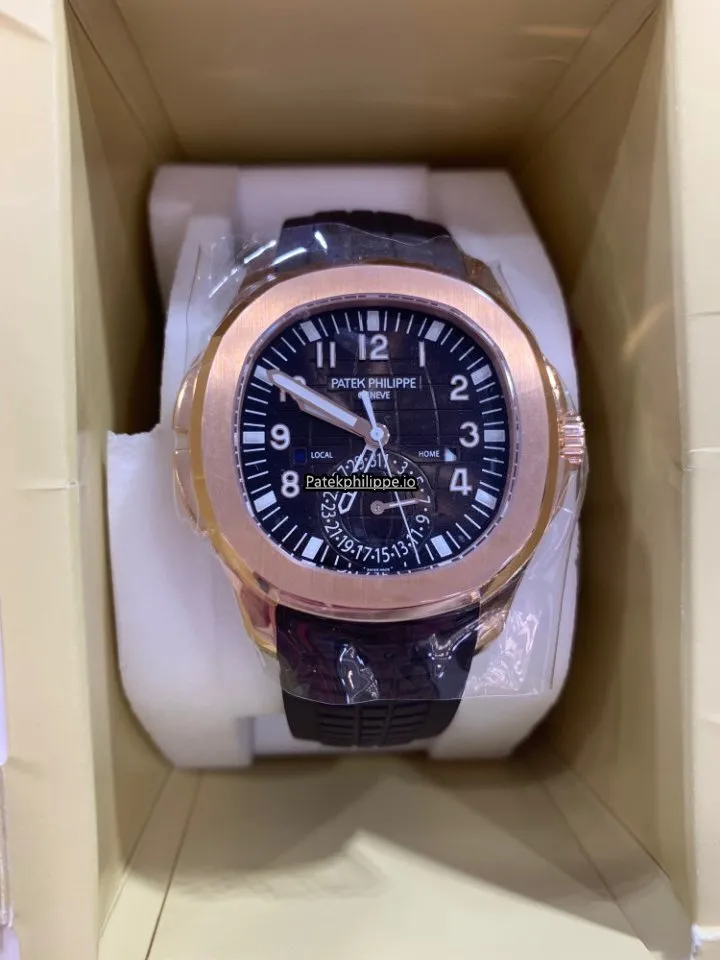 Patek Philippe Aquanaut 5164r-001 40.8MM Rose Gold Case Automatic