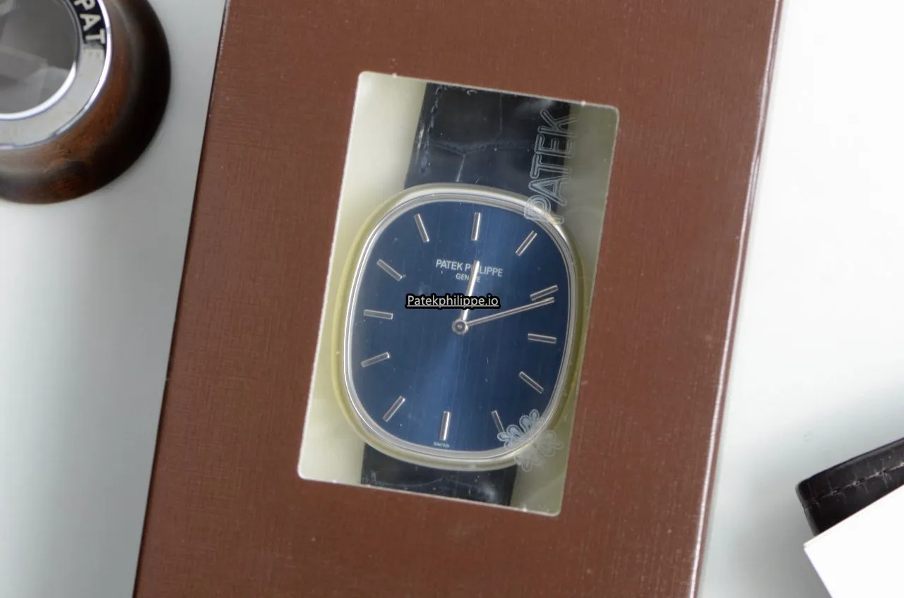 Alternative view of Patek Philippe Golden Ellipse 5738p-001 34.5x39.5MM Platinum Case Automatic