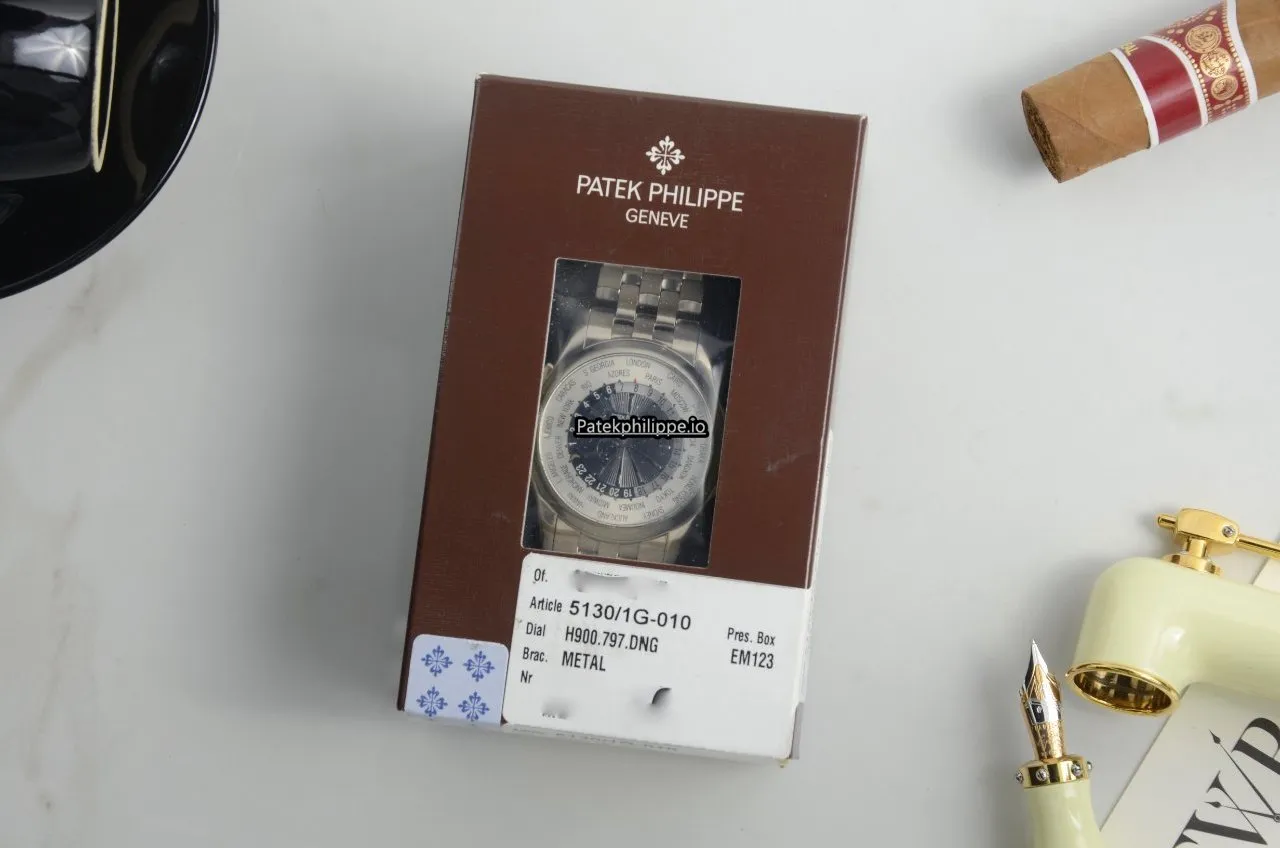 Patek Philippe Complications 5130/1g-010 39.5MM White Gold Case Automatic