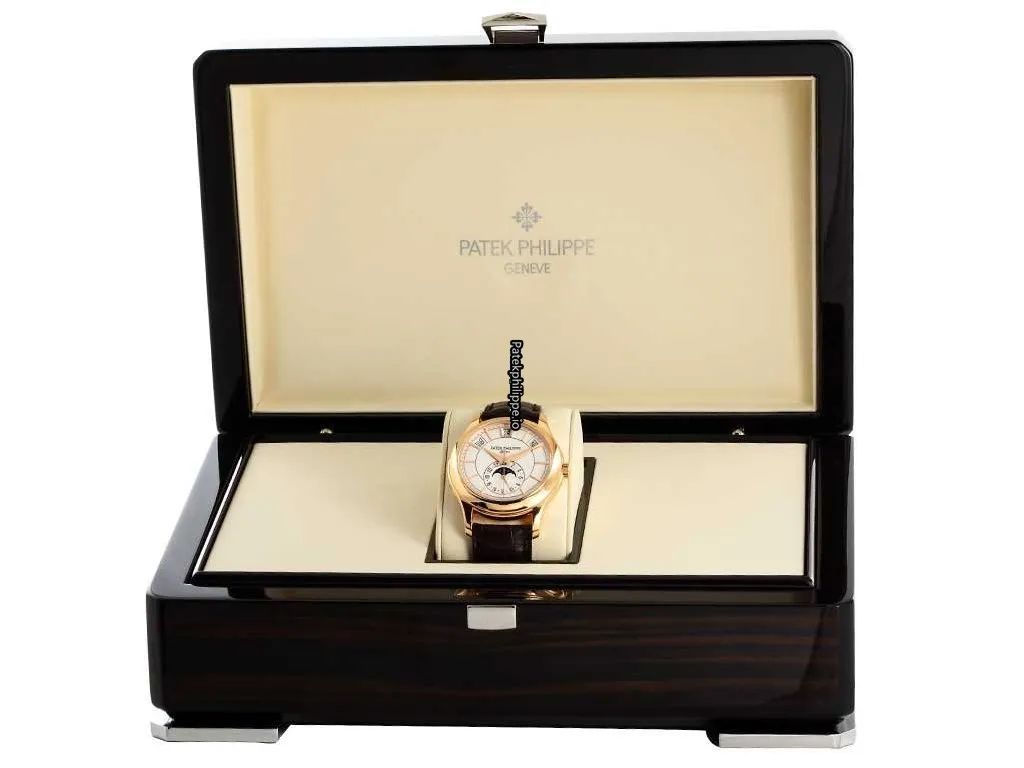 Alternative view of Patek Philippe Annual Calendar 5205r-001 40MM Rose Gold Case Automatic
