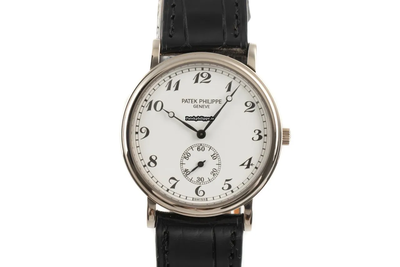 Patek Philippe Calatrava 5022 33.5MM White Gold Case Manual Winding