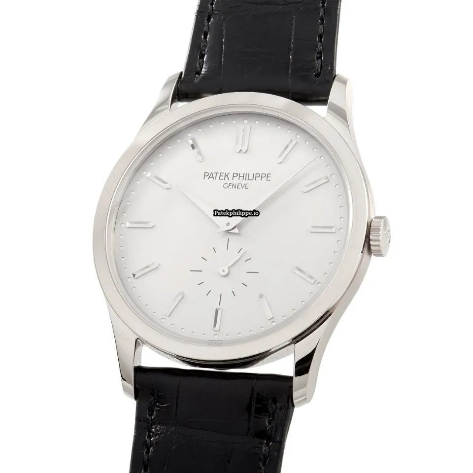 Alternative view of Patek Philippe Calatrava 5196g-001 39MM White Gold Case Automatic