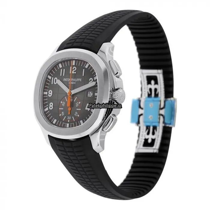 Alternative view of Patek Philippe Aquanaut 5968a-001 42.2MM Steel Case Automatic