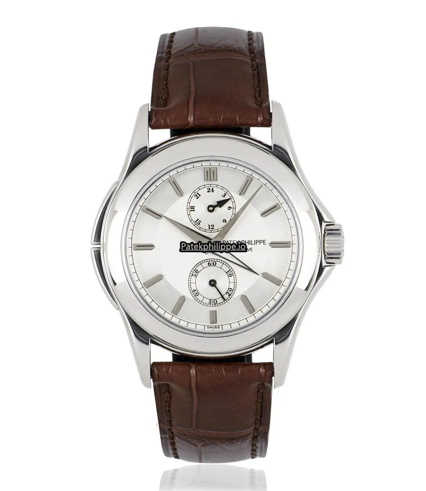 Patek Philippe Travel Time 5134p-001 37MM Platinum Case Manual Winding