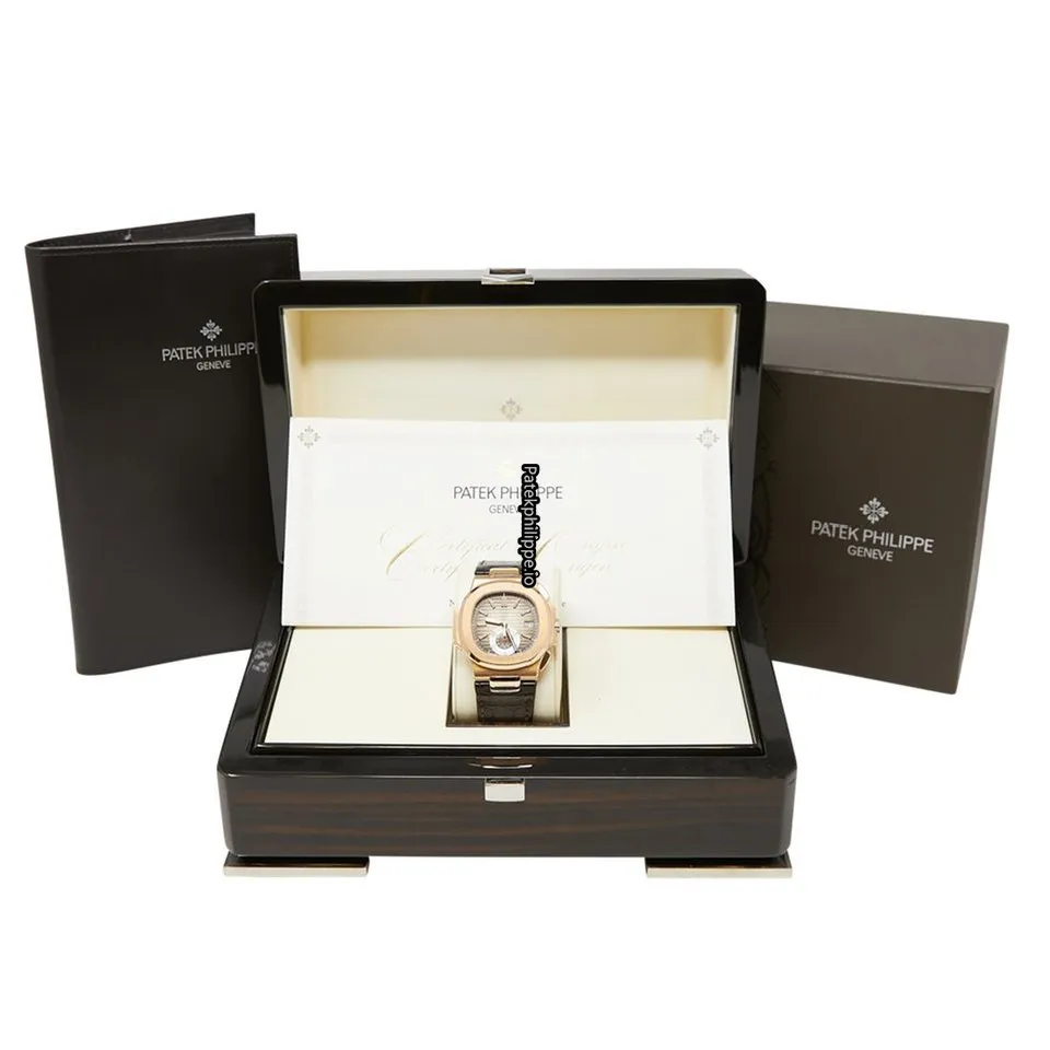 Alternative view of Patek Philippe Nautilus 5980r-001 40.5MM Rose Gold Case Automatic