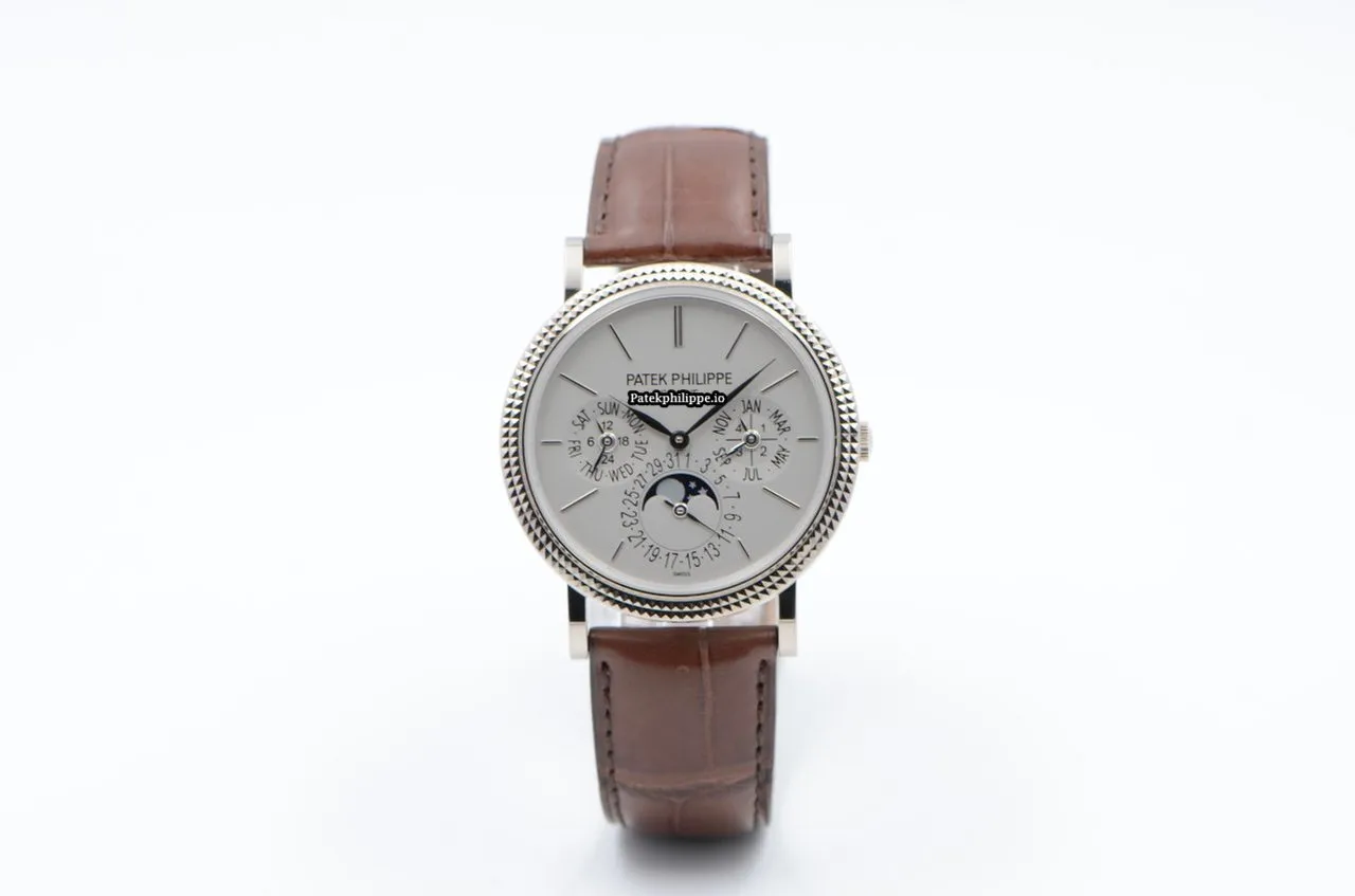 Alternative view of Patek Philippe Perpetual Calendar 5139g-001 38MM White Gold Case Automatic
