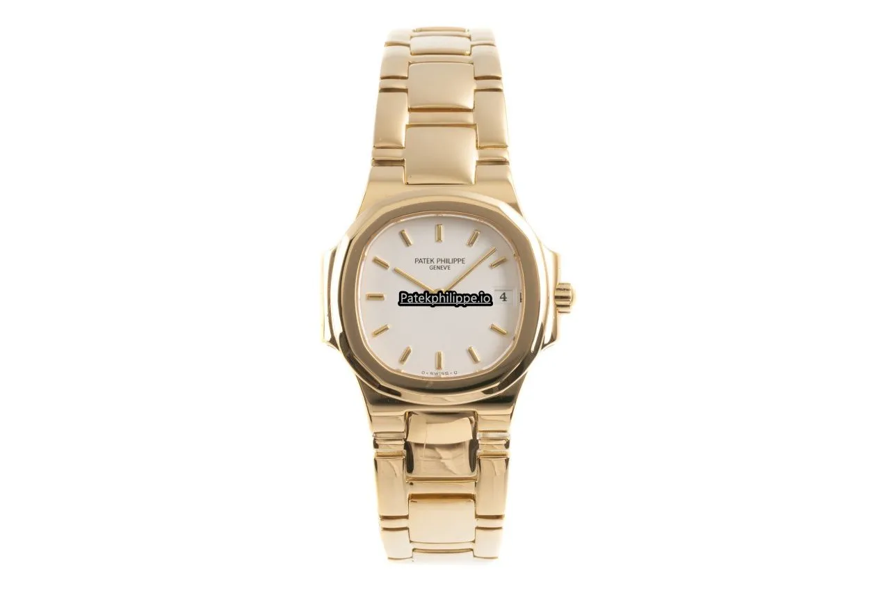Alternative view of Patek Philippe Nautilus 4700/51 25MM Yellow Gold Case Quartz