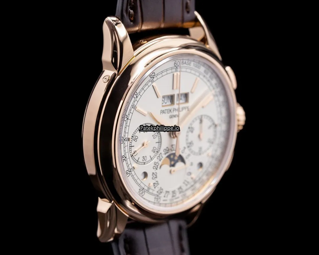 Alternative view of Patek Philippe Perpetual Calendar 5270r-001 41MM White Gold Case Automatic