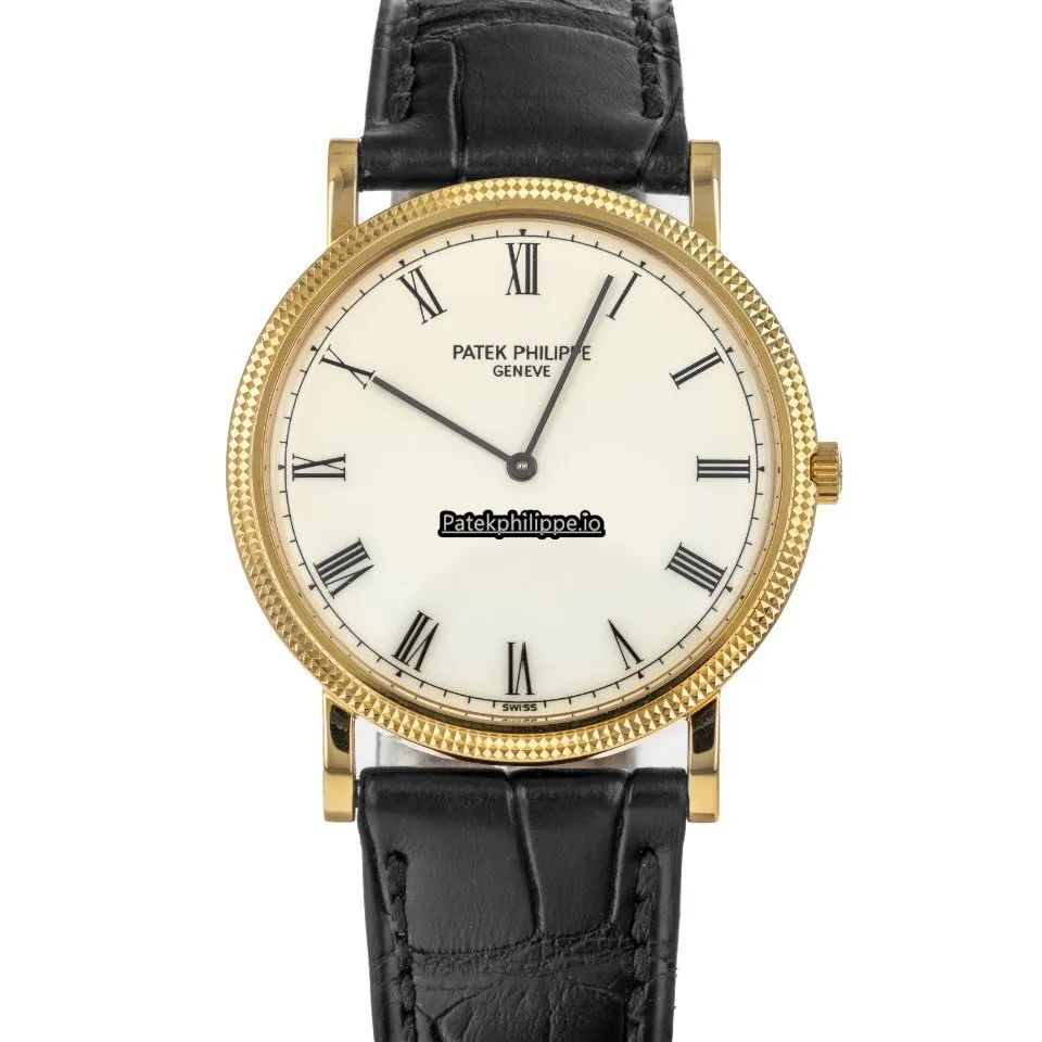 Patek Philippe Calatrava 3520d 32MM Yellow Gold Case Manual Winding