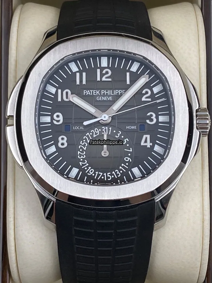 Alternative view of Patek Philippe Aquanaut 5164a-001 40.8MM Steel Case Automatic