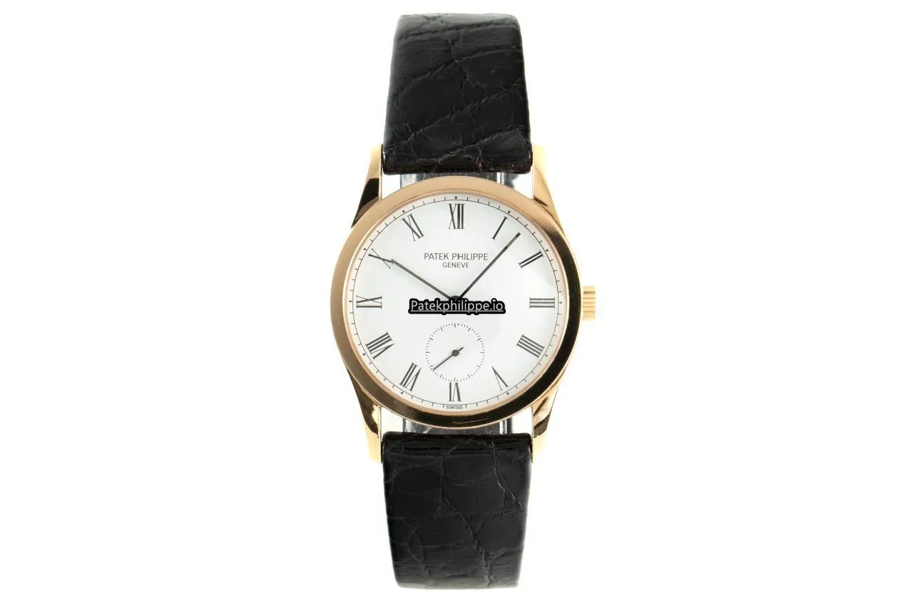Alternative view of Patek Philippe Calatrava 3796 30.5MM Yellow Gold Case Manual Winding