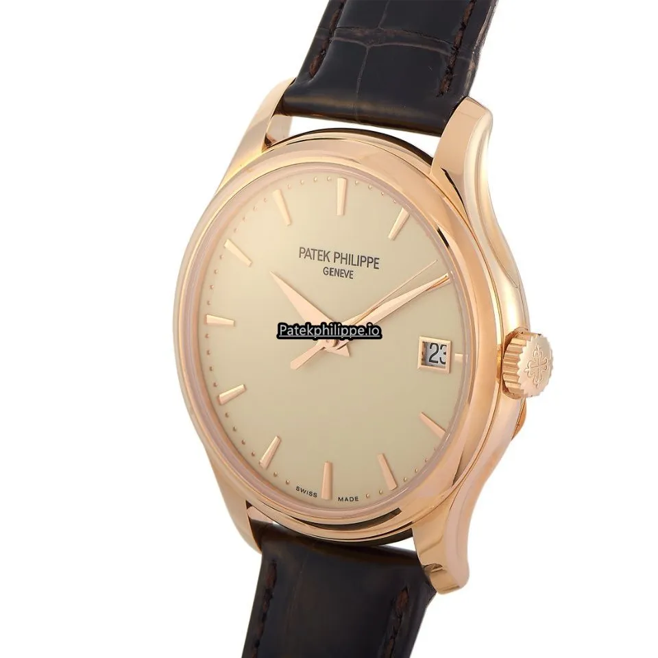 Alternative view of Patek Philippe Calatrava 5227r-001 39MM Rose Gold Case Automatic