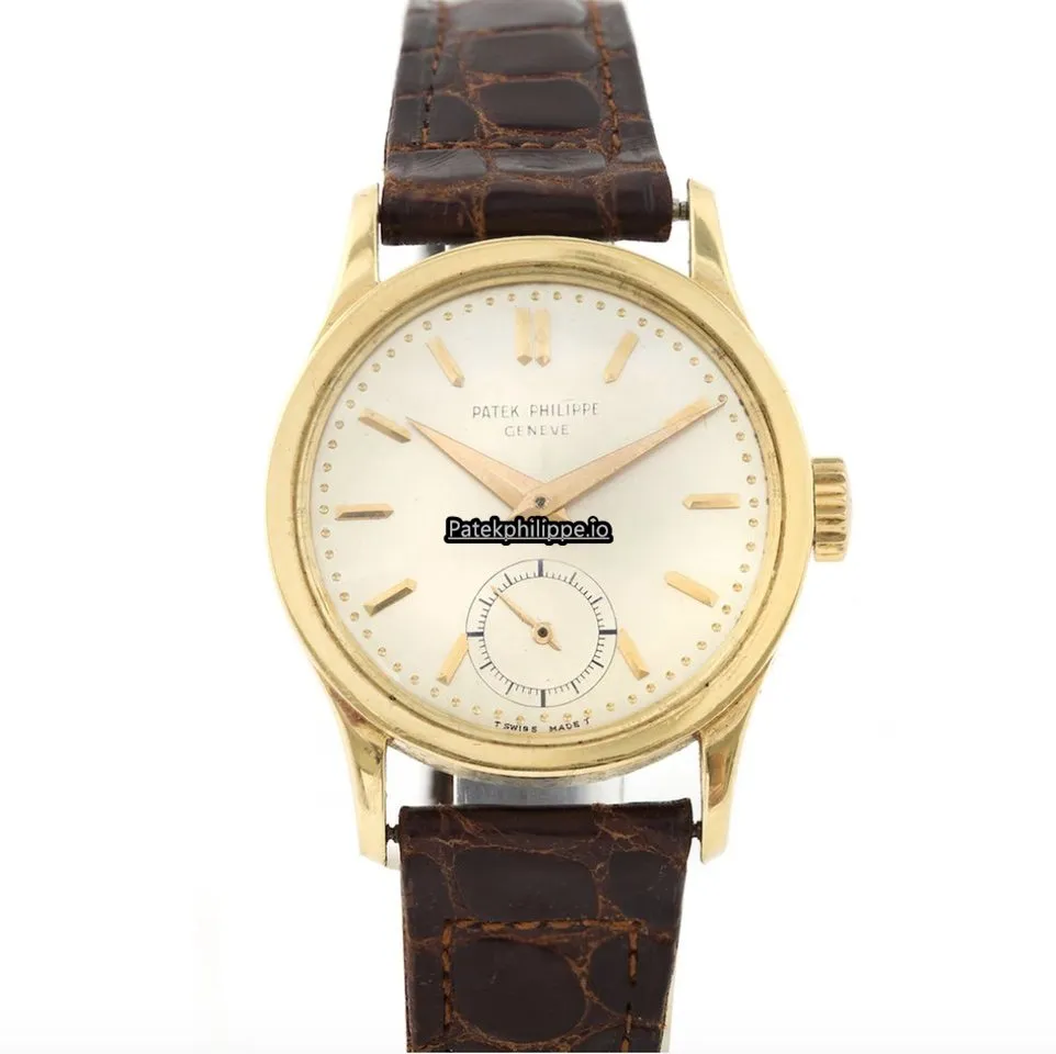 Patek Philippe Calatrava Patek 2545j 32MM Yellow Gold Case Manual Winding