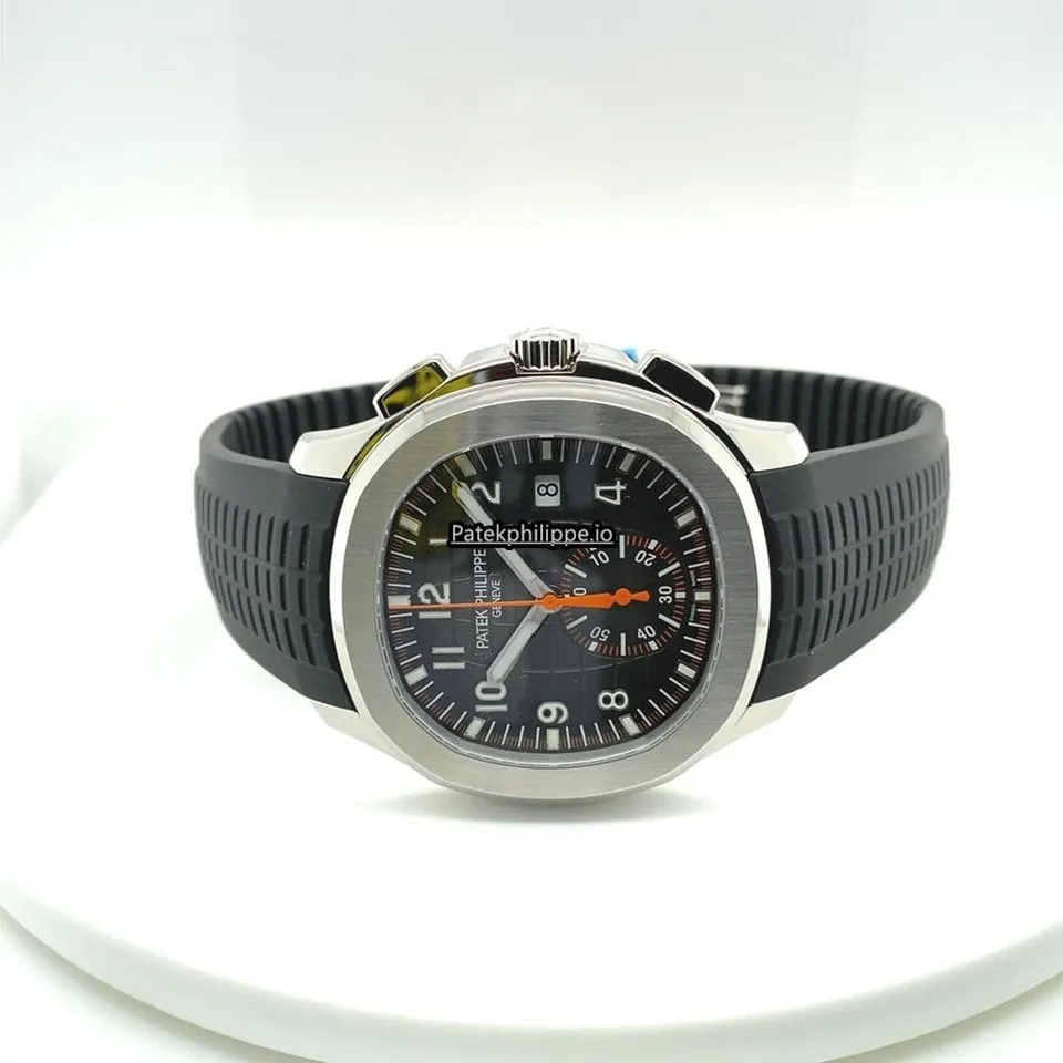 Alternative view of Patek Philippe Aquanaut 5968a-001 42.2MM Steel Case Automatic