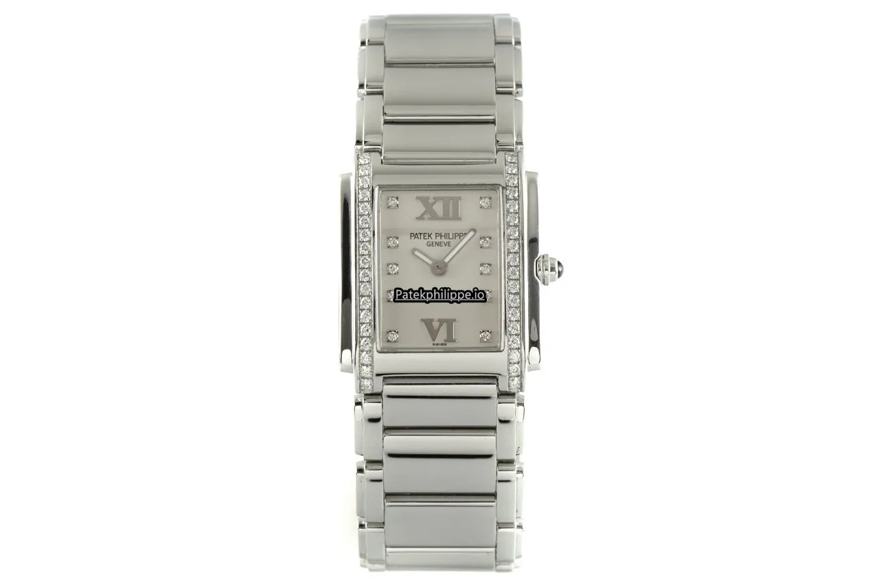 Alternative view of Patek Philippe Twenty-4 Oct-21 26.5x25MM Steel Case Quartz