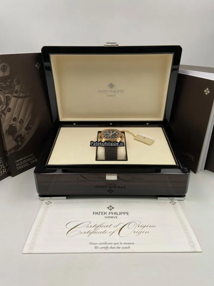 Patek Philippe Aquanaut 5164r-001 40.8MM Rose Gold Case Automatic