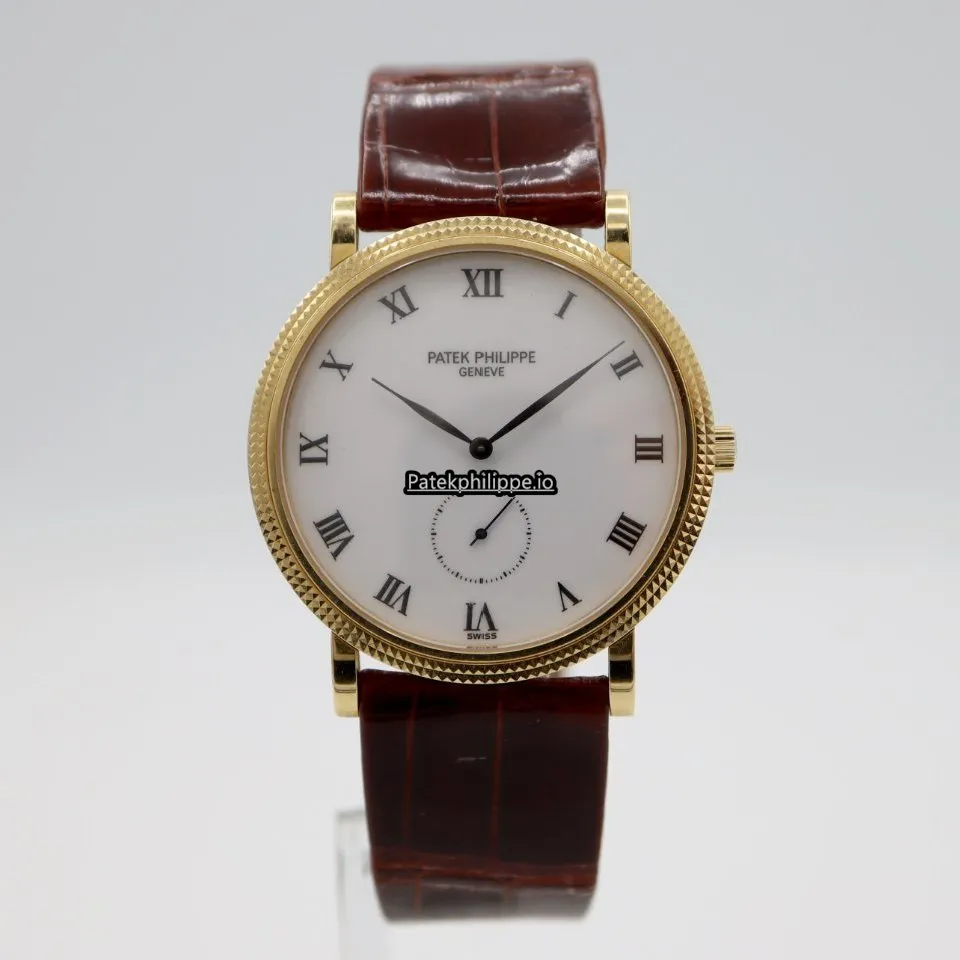 Alternative view of Patek Philippe Calatrava 3919r 33MM Rose Gold Case Manual Winding