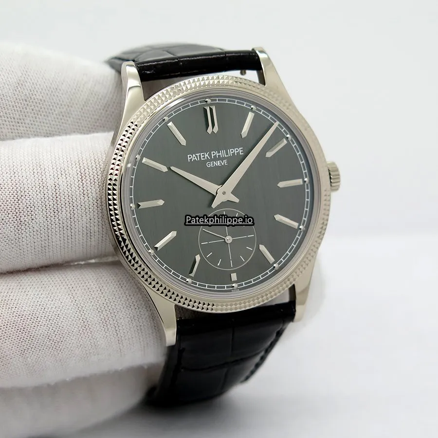 Patek Philippe Calatrava 6119g-001 39MM White Gold Case Manual Winding