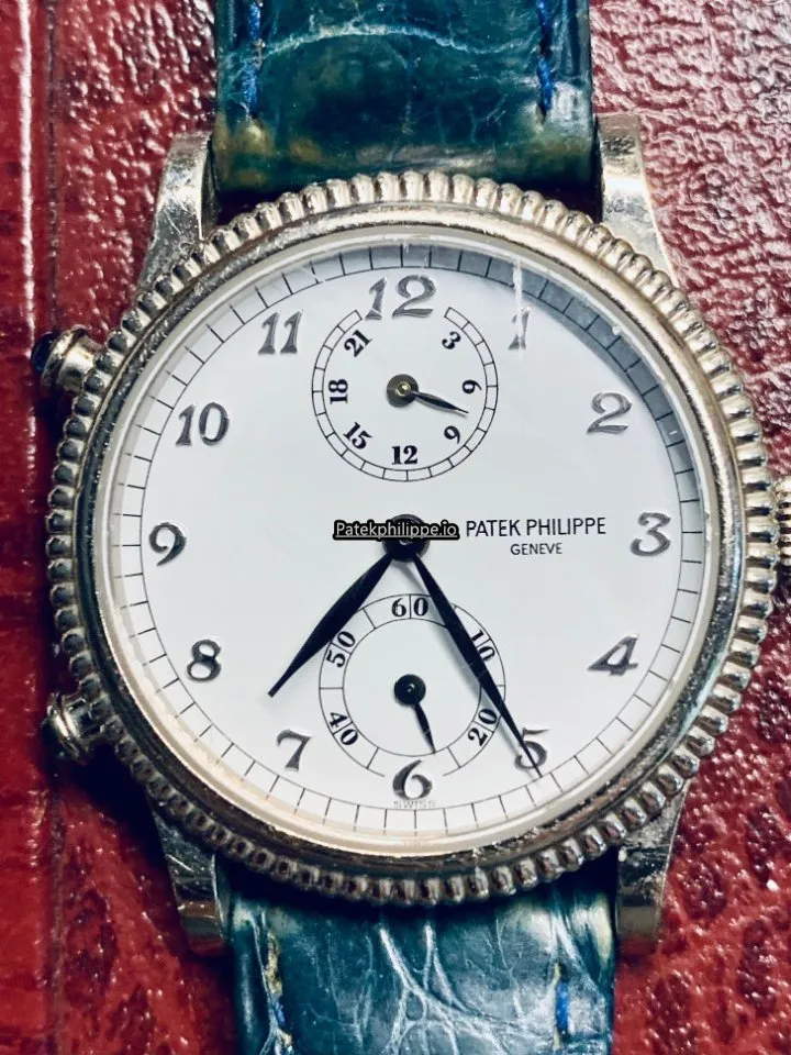 Patek Philippe Travel Time 4864g-001 29.5MM White Gold Case Manual Winding