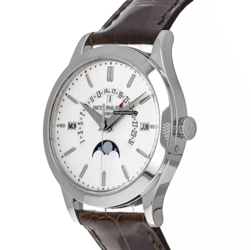 Alternative view of Patek Philippe Perpetual Calendar 5496p 39.5MM Platinum Case Automatic