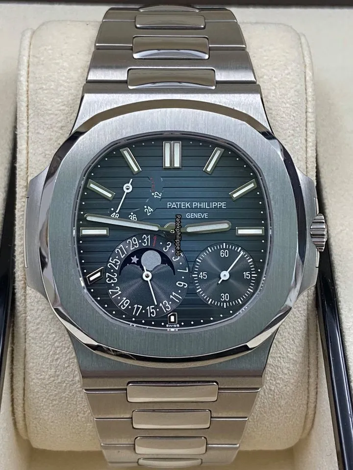 Alternative view of Patek Philippe Nautilus 5712/1a-001 40x38MM Steel Case Automatic
