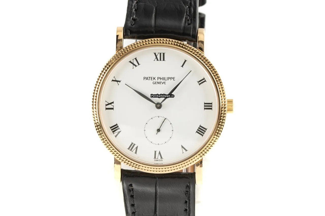 Patek Philippe Calatrava 3919 33MM Yellow Gold Case Manual Winding