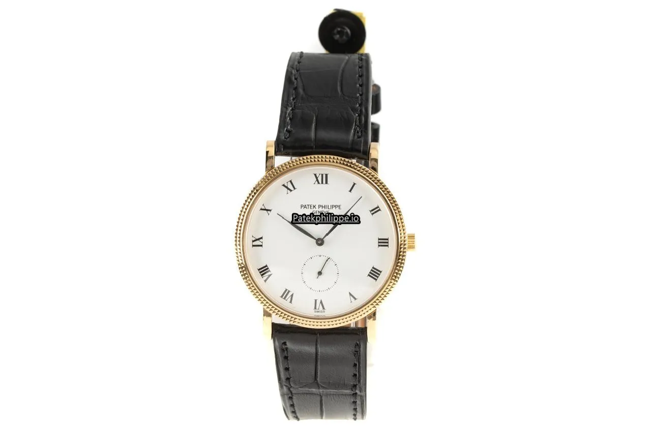 Alternative view of Patek Philippe Calatrava 3919 33MM Yellow Gold Case Manual Winding