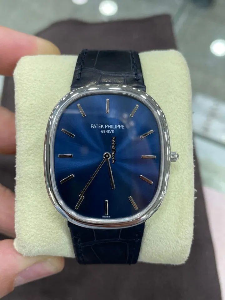 Patek Philippe Golden Ellipse 5738p-001 34.5x39.5MM Platinum Case Automatic