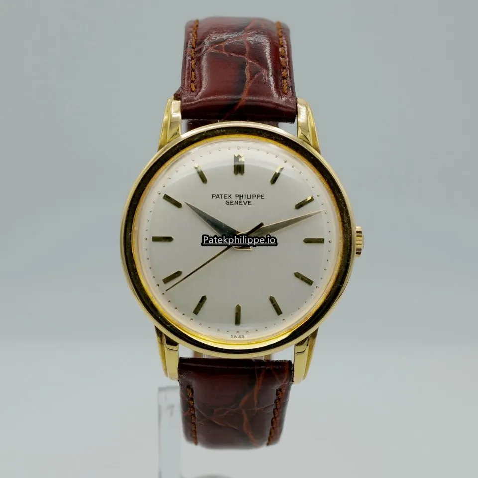 Patek Philippe Calatrava 2481 37MM Yellow Gold Case Manual Winding
