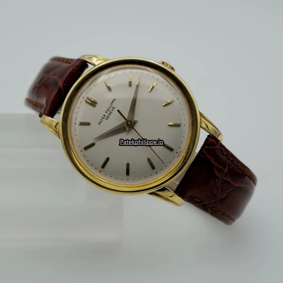 Alternative view of Patek Philippe Calatrava 2481 37MM Yellow Gold Case Manual Winding