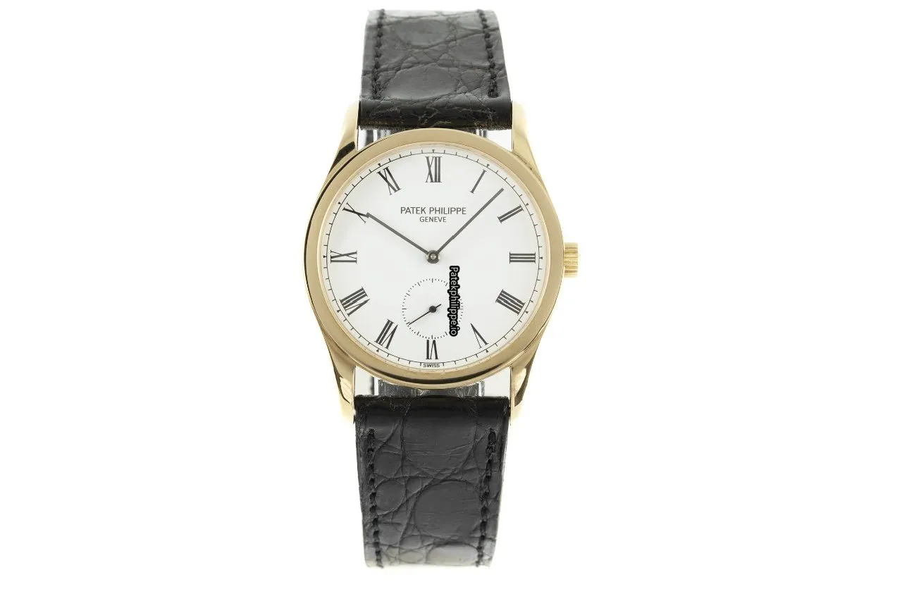 Alternative view of Patek Philippe Calatrava 3796 30.5MM Yellow Gold Case Manual Winding