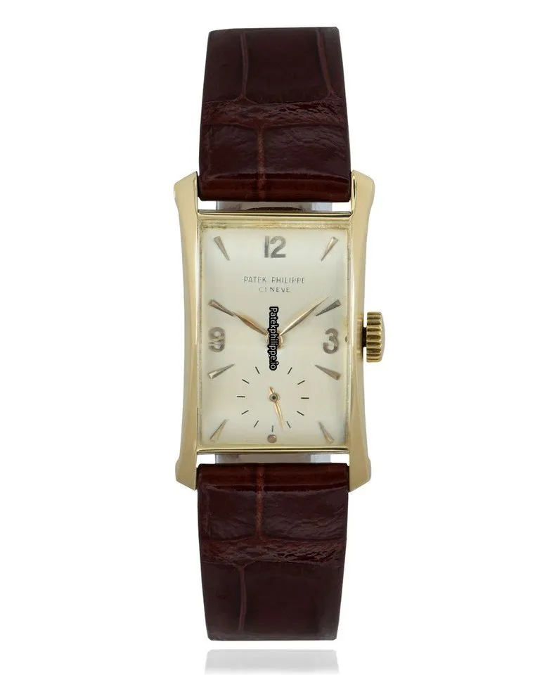 Patek Philippe 2468 22x39MM Yellow Gold Case Manual Winding