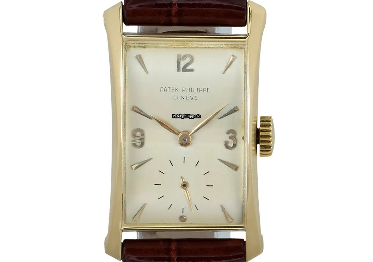 Alternative view of Patek Philippe 2468 22x39MM Yellow Gold Case Manual Winding