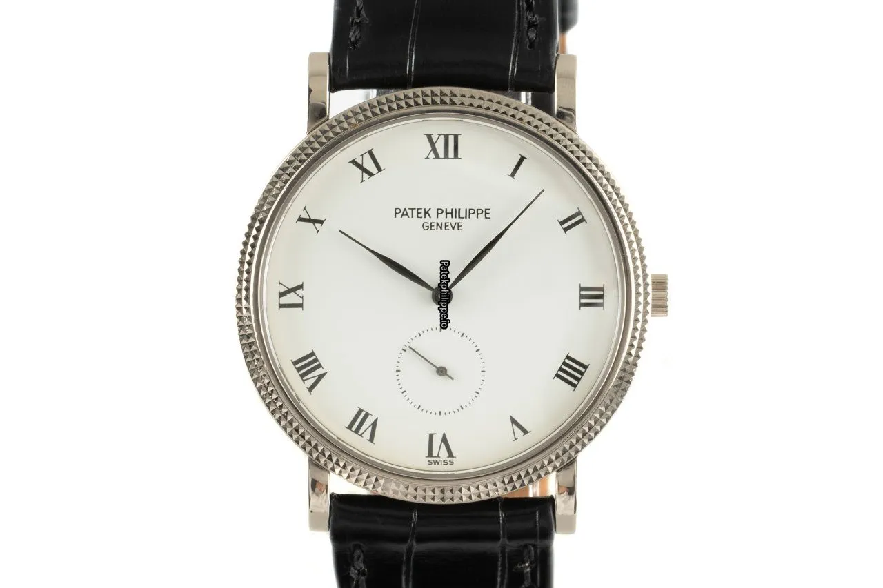Patek Philippe Calatrava 3919 33.5MM White Gold Case Manual Winding
