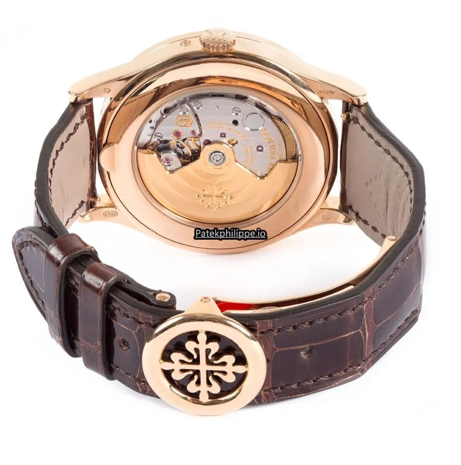 Alternative view of Patek Philippe Perpetual Calendar 5496r-001 39.5MM Rose Gold Case Automatic
