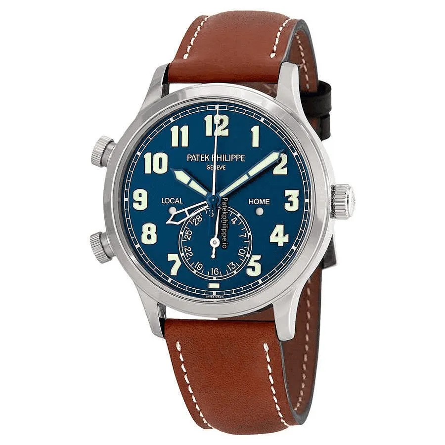 Patek Philippe Travel Time 5524g-001 42MM White Gold Case Automatic