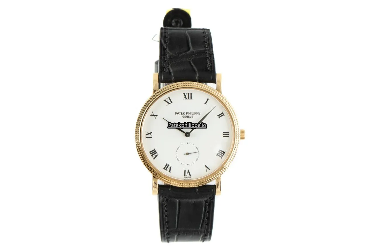 Alternative view of Patek Philippe Calatrava 3919 33MM Yellow Gold Case Manual Winding