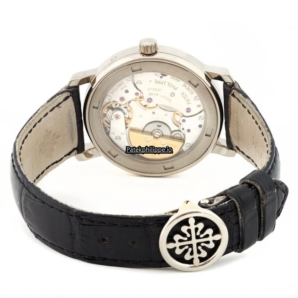 Alternative view of Patek Philippe Complications 5055g 36MM White Gold Case Automatic