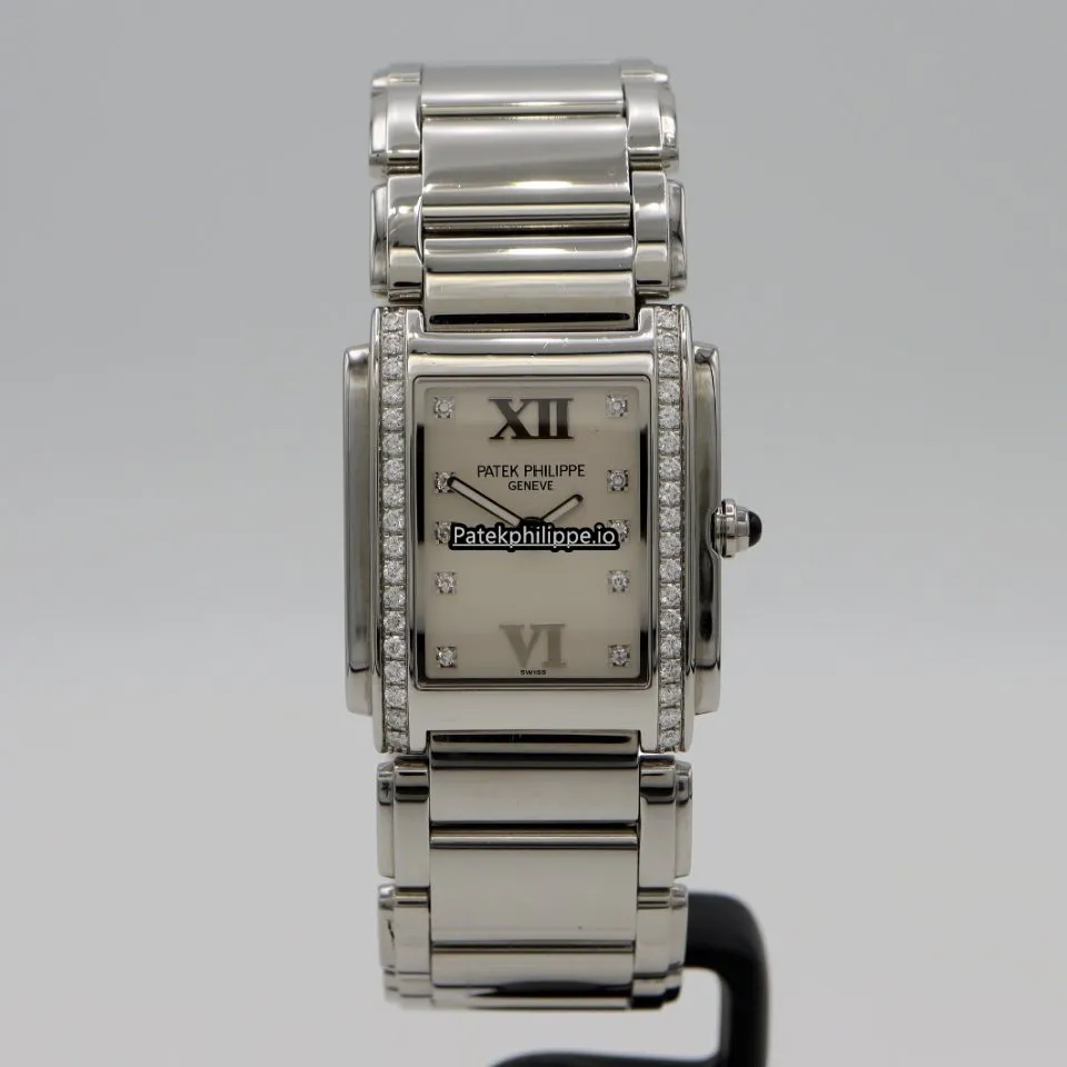 Alternative view of Patek Philippe Twenty-4 4910/10a-011 25x30MM Steel Case Quartz